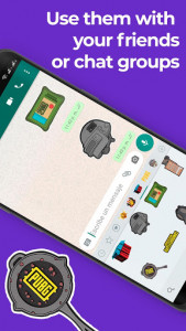 اسکرین شات برنامه Stickers for WhatsApp (PUBG Fan App) 2020 ✅ 5