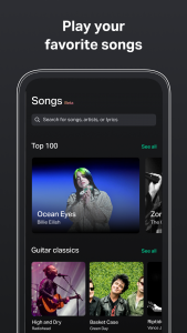اسکرین شات برنامه GuitarTuna: Chords,Tuner,Songs 4