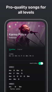 اسکرین شات برنامه GuitarTuna: Chords,Tuner,Songs 5