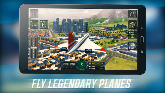 اسکرین شات 8 بازی Airplane Flight Simulator EVO