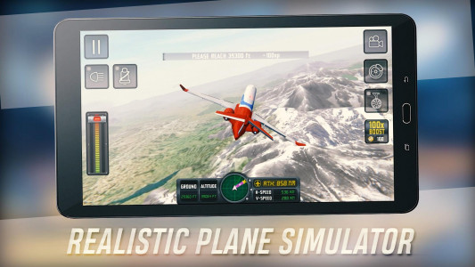 اسکرین شات بازی Airplane Flight Simulator 2
