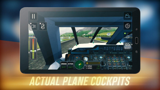اسکرین شات بازی Airplane Flight Simulator 3