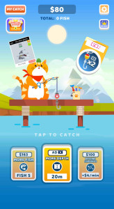 اسکرین شات 1 بازی Idle Furry Fishing!