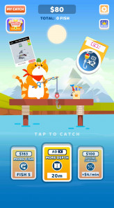 اسکرین شات بازی Idle Furry Fishing! 1