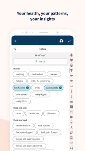 اسکرین شات 2 برنامه Ovia Cycle & Pregnancy Tracker