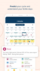 اسکرین شات برنامه Ovia Cycle & Pregnancy Tracker 3