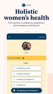 اسکرین شات 1 برنامه Ovia Cycle & Pregnancy Tracker