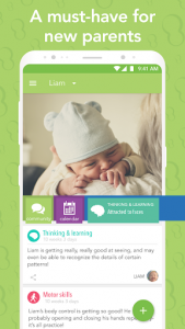 اسکرین شات برنامه Ovia Parenting: Baby Tracker, Breastfeeding Timer 1