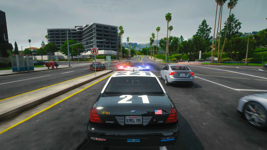 اسکرین شات بازی Police Chase Mobile Car Games 1