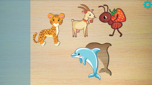 اسکرین شات 1 بازی Baby Puzzles Animals for Kids