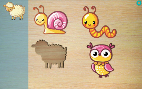 اسکرین شات بازی Baby Puzzles Animals for Kids 5