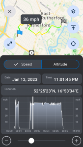 اسکرین شات برنامه Speed Tracker. GPS Speedometer 6