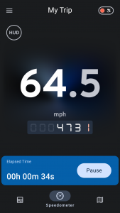 اسکرین شات برنامه Speed Tracker. GPS Speedometer 2