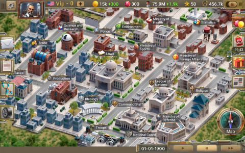 اسکرین شات 1 بازی 20th c 2 – President Simulator
