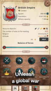 اسکرین شات 2 بازی Europe 1784 Military strategy