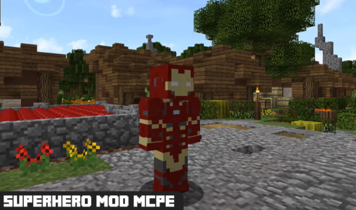 اسکرین شات 4 برنامه Superhero Mod for Minecraft PE
