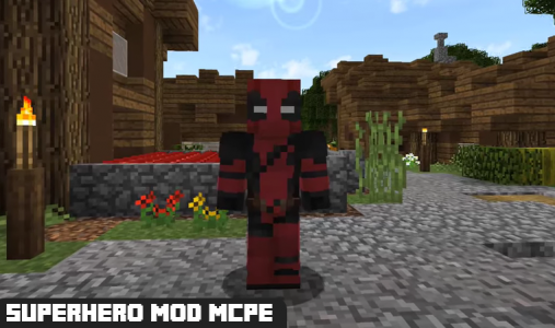 اسکرین شات 3 برنامه Superhero Mod for Minecraft PE