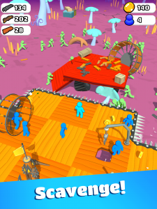اسکرین شات بازی Zombie Raft 3