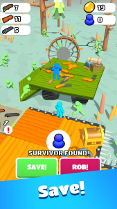 اسکرین شات بازی Zombie Raft 4