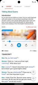اسکرین شات 5 برنامه English Listening - 6mins