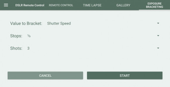 اسکرین شات برنامه DSLR Control - Camera Remote Controller 3