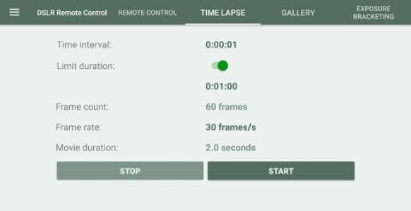 اسکرین شات برنامه DSLR Control - Camera Remote Controller 2