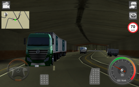 اسکرین شات بازی Mercedes Benz Truck Simulator Multiplayer 6
