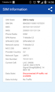 اسکرین شات برنامه Device Info-SIM,CPU,NETWORK,GPS,SENSORS and more 6