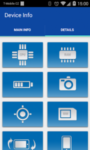 اسکرین شات برنامه Device Info-SIM,CPU,NETWORK,GPS,SENSORS and more 2