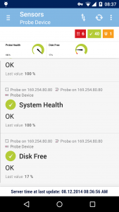 اسکرین شات برنامه PRTG for Android 2