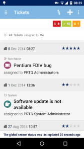 اسکرین شات برنامه PRTG for Android 4