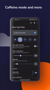 اسکرین شات برنامه Blue Light Filter: Night mode 4