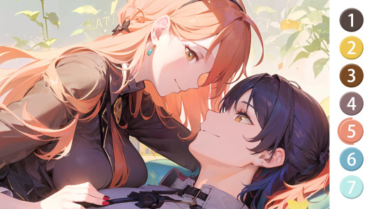 اسکرین شات 7 بازی Painting Book - Anime Color