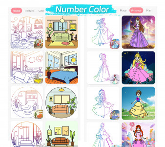اسکرین شات بازی Paint Color - Color by Number 1