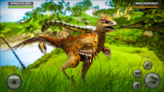 اسکرین شات بازی Flying Dinosaur Simulator Game 6