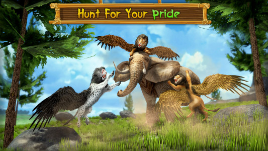 اسکرین شات 5 برنامه Angry Flying Lion Simulator 3d