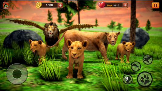 اسکرین شات برنامه Angry Flying Lion Simulator 3d 4