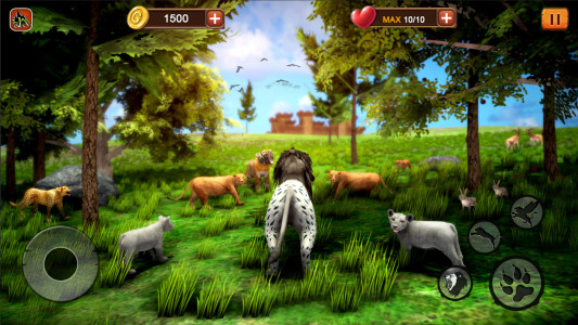 اسکرین شات 2 برنامه Angry Flying Lion Simulator 3d