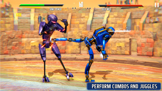 اسکرین شات 6 بازی Mecha war: Robot Fighting Game