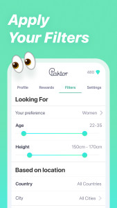 اسکرین شات 3 برنامه Meet & Be friend-Paktor Dating