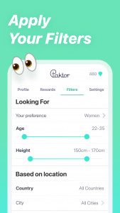 اسکرین شات 3 برنامه Meet & Be friend－Paktor Dating