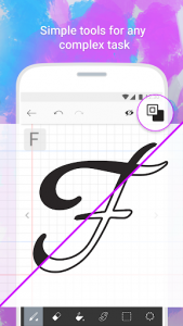 اسکرین شات برنامه Fonty - Draw and Make Fonts 3
