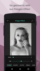 اسکرین شات برنامه Polygon Effect - Low Poly Art 1