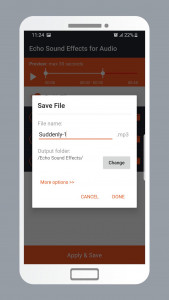 اسکرین شات برنامه Echo Sound Effects for Audio 8