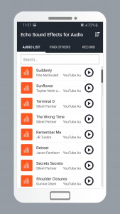 اسکرین شات برنامه Echo Sound Effects for Audio 2