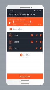 اسکرین شات برنامه Echo Sound Effects for Audio 6