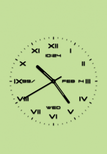 اسکرین شات برنامه Clock Live Wallpaper 1