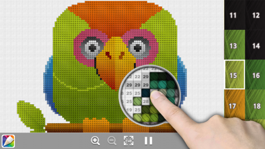 اسکرین شات 8 بازی Numbering cross-stitch