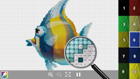 اسکرین شات 7 بازی Numbering cross-stitch