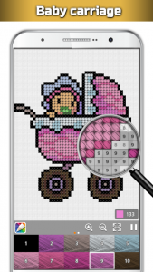 اسکرین شات 3 بازی Numbering cross-stitch